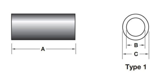 10-Pack - Bronze Axle Leaf Spring Bushing - 1.75