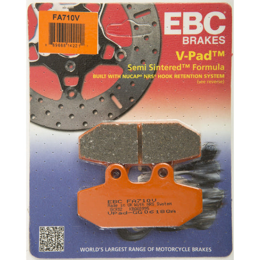 EBC 1 Pair V-Pad Semi-Sintered Touring Brake Pads MPN FA710V