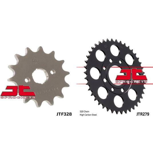 Front & Rear Sprocket Kit for HONDA CM250 C-USA 82 JT Sprockets
