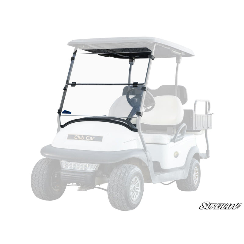Load image into Gallery viewer, SuperATV Corsa Blue Club Car Precedent Scratch-Resistant Flip Down Windshield FDWS-CC-PRE-70
