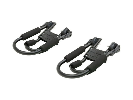 Curt Adjustable Aluminum Roof Rack Kayak Holders