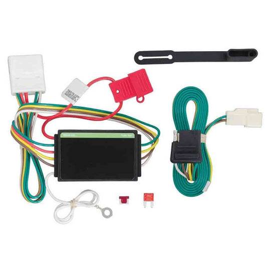 Rigid Hitch R3-0510 Class III 2 Inch Receiver Trailer Hitch Bundle - Includes Ball Mount and Custom Wiring Harness - fits 2014-2019 Toyota HIghlander