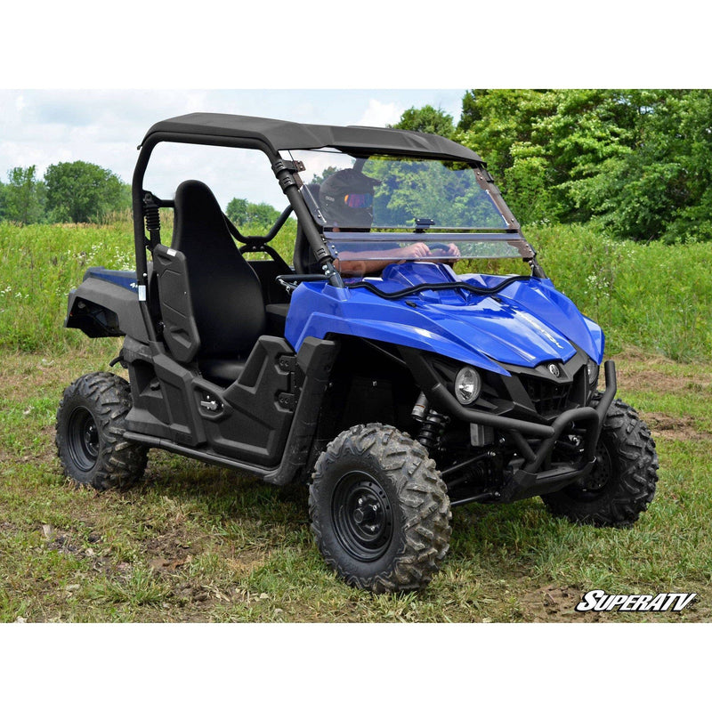 Load image into Gallery viewer, SuperATV Yamaha Wolverine Scratch Resistant Flip Windshield FWS-Y-WV-70
