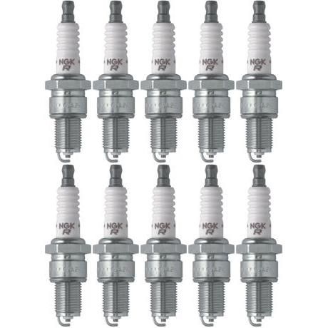 Set of 10 NGK Standard Spark Plugs Arctic Cat AC 120 2008-2007 Engine 120cc