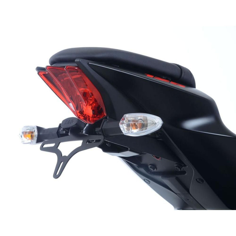 Load image into Gallery viewer, R&amp;G Racing Black Tail Tidy License Plate Holder LP0238BK
