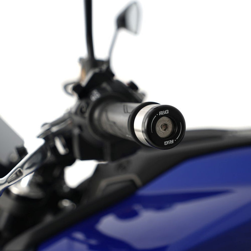 Load image into Gallery viewer, R&amp;G Racing Black Bar End Sliders For 2017-2024 BMW G310GS
