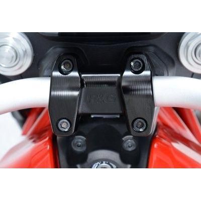 Load image into Gallery viewer, R&amp;G Racing Black Handle Bar Clamp HCL0001BK
