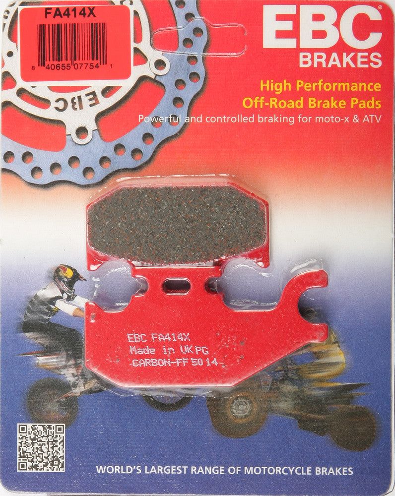 Load image into Gallery viewer, EBC 1 Pair Performance X-Series Carbon Brake Pads MPN FA414X
