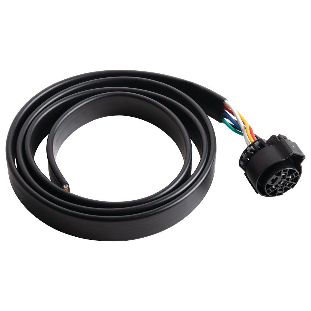 Wiring Connector, 7-Way Vehicle End, 3 ft, Length Wire