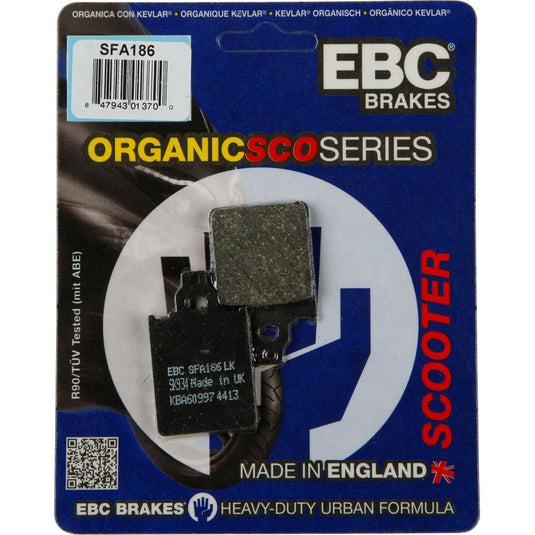 EBC 1 Pair Premium SFA Organic OE Replacement Brake Pads For Vespa Primavera 150 2015-2016