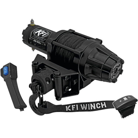 Winch Kit 5000 lb For Arctic-Cat / Textron 550 ALTERRA TRV 4x4 2017 (Synthetic Rope)