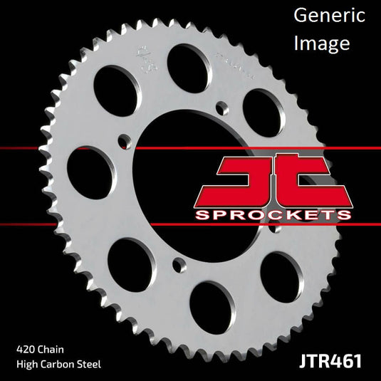 JT SPROCKETS Front and Rear Steel Sprocket Kit fits OffRoad SUZUKI RM100 2003