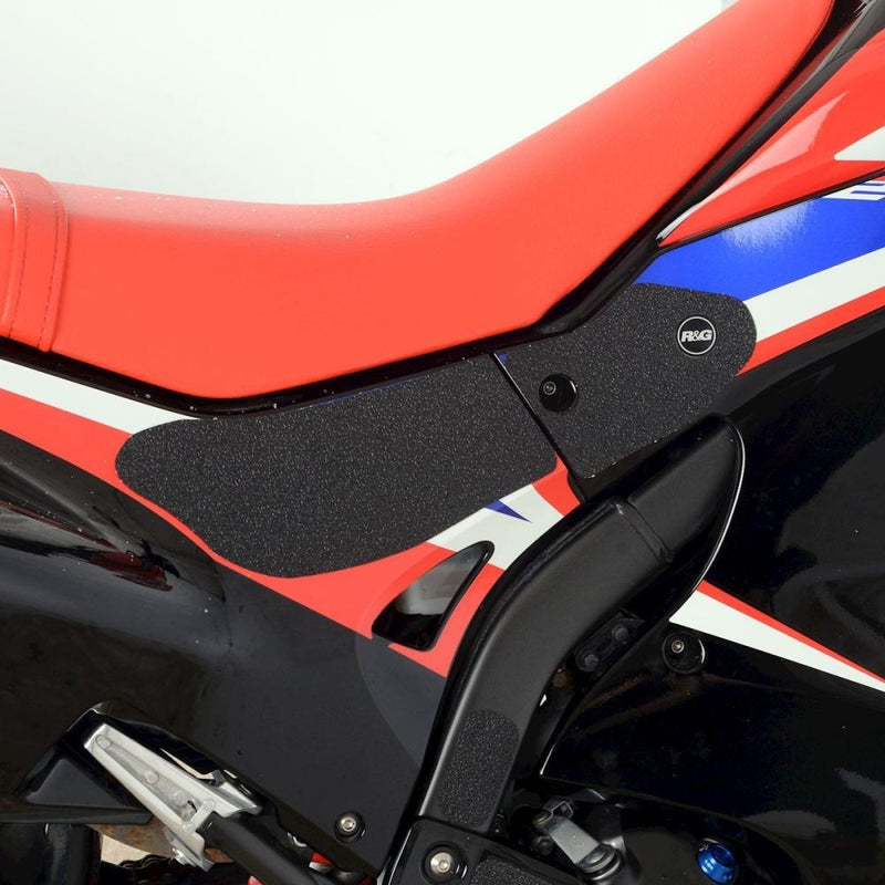 Load image into Gallery viewer, R&amp;G Racing Black Tank Traction Grips For 2020 Honda CRF250L Rally EZRG353BL
