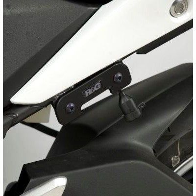 Load image into Gallery viewer, R&amp;G Racing Black Rear Foot Rest Delete Blanking Plates For 2013-2015 Honda CB1300
