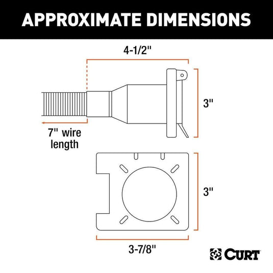 (Replaced LM-40955) Dual-Output 7 & 4-Way Connector (Plugs into USCAR)