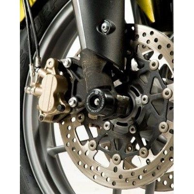 Load image into Gallery viewer, R&amp;G Racing Black Fork Protectors For 2011-2013 Triumph Tiger 800
