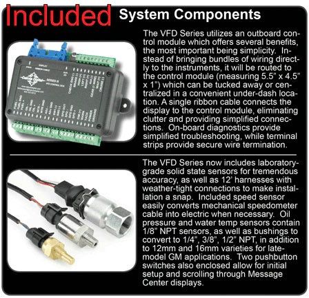 Load image into Gallery viewer, Dakota Digital 1973-1977 Chevrolet Malibu/Monte Carlo/El Camino/GMC Sprint VHX Black White Display Gauge Kit VHX-73C-CVL-K-W
