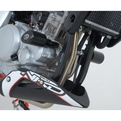 Load image into Gallery viewer, R&amp;G Racing Black Aero Style Crash Protection Bobbins For 2013-2017 RIEJU RS3 125 NKD
