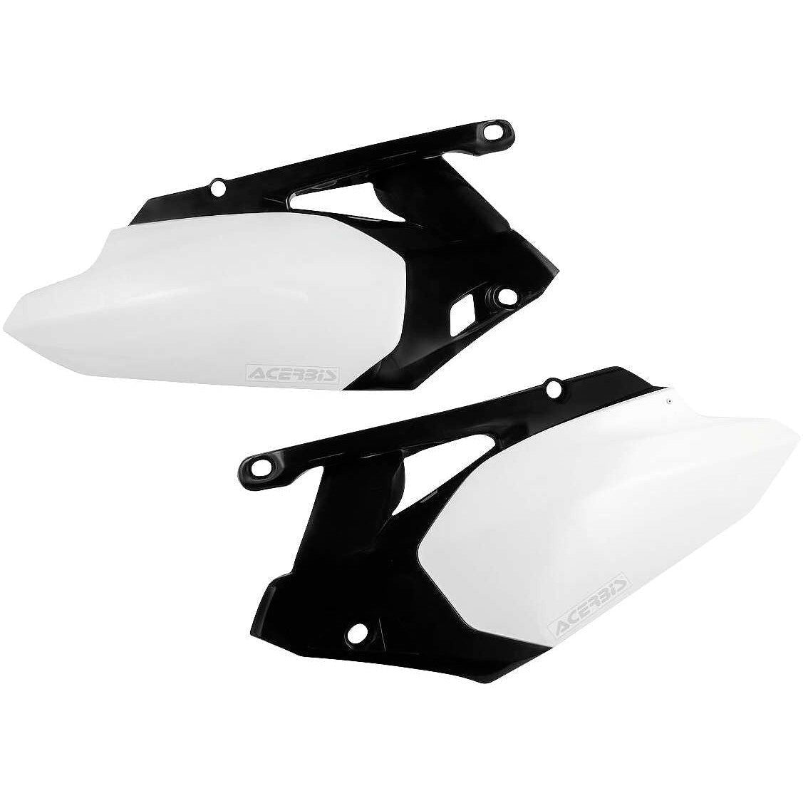 Acerbis White/Black Side Number Plate for Yamaha - 2171811035