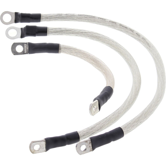 All Balls Clear Hi-Performance 4 Gauge Battery Cable Set 79-3001