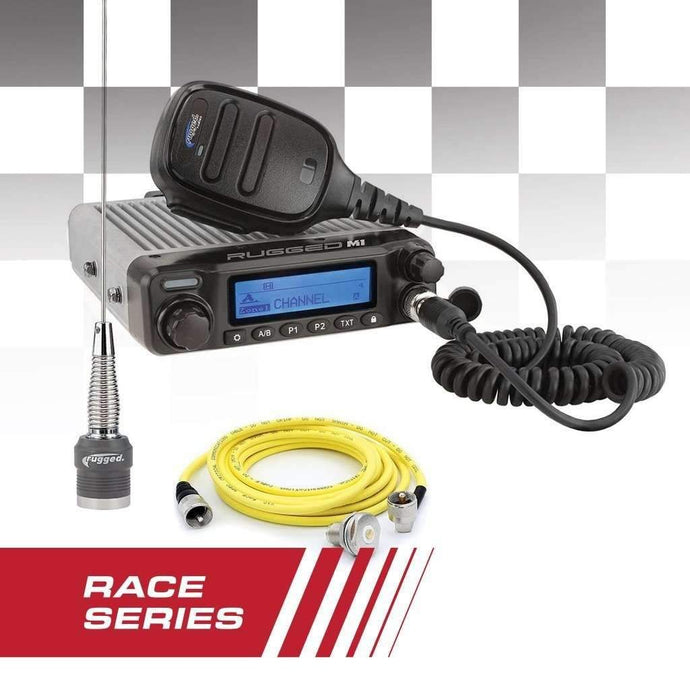 Rugged Radios Race Radio Kit - Rugged M1 RACE SERIES Waterproof Mobile with Antenna - Digital and Analog RK-M1-RACE