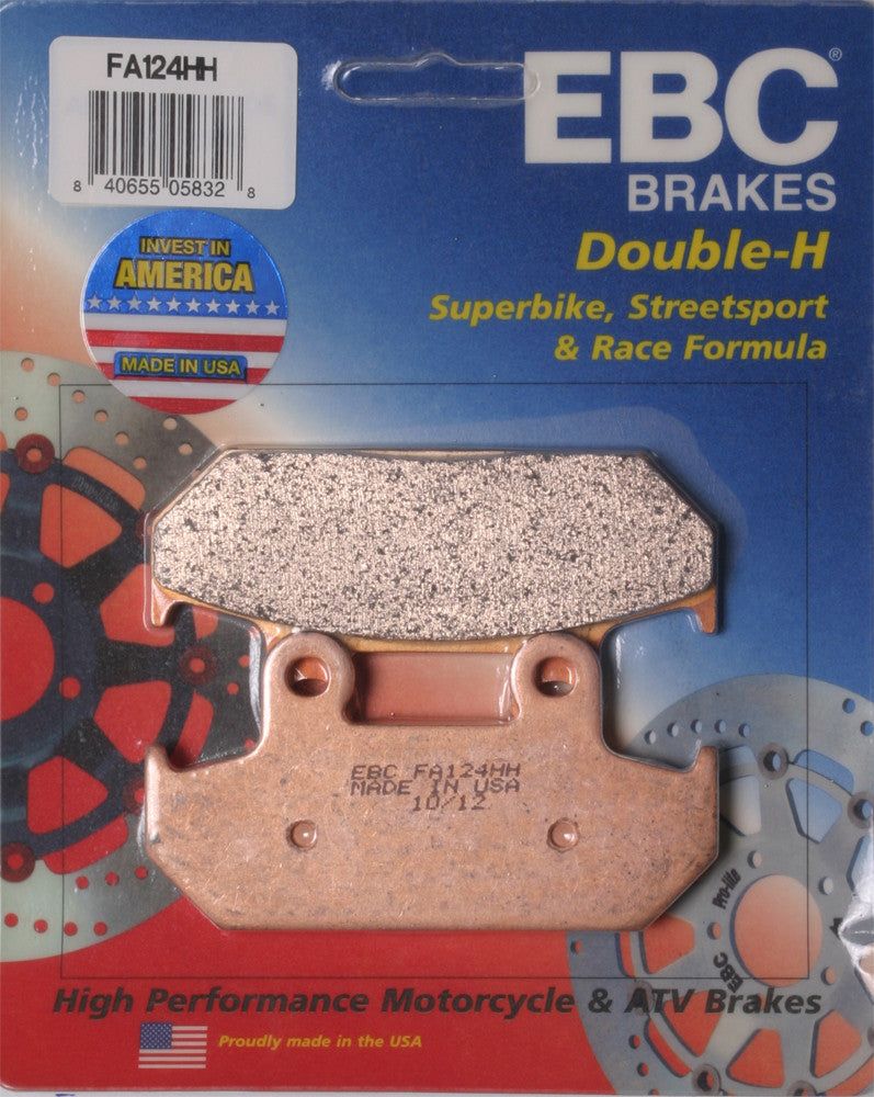 Load image into Gallery viewer, EBC 1 Pair Sintered HH Race Formula Brake Pads MPN FA124HH
