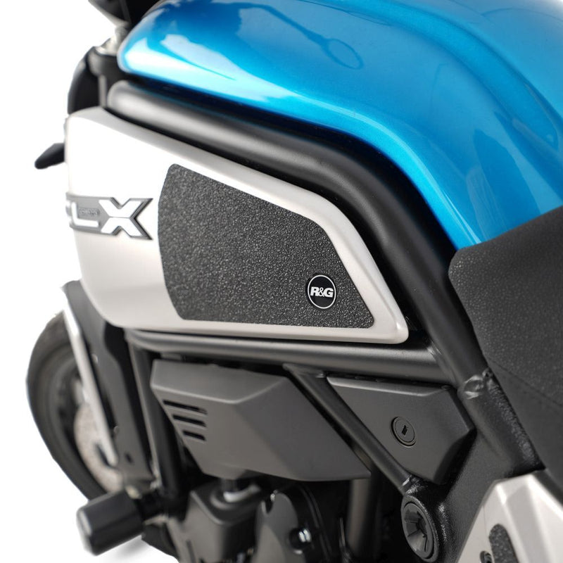 Load image into Gallery viewer, R&amp;G Racing Black Tank Traction Grips For 2021-2024 CF-Moto 700CL-X Heritage
