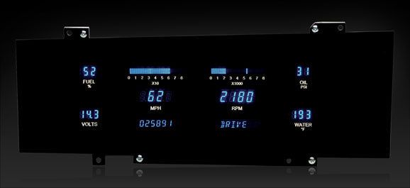 Load image into Gallery viewer, Dakota Digital 1978-1988 Oldsmobile Cutlass Series III Gauge Kit with Teal/Blue Display VFD3-78O-CUT-Z
