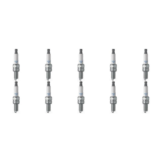 Set of 10 NGK Standard Spark Plugs for Kawasaki KX250-F 2006-2004 Engine 250cc
