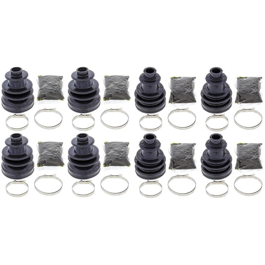 Complete Front & Rear Inner & Outer CV Boot Repair Kit Polaris RZR 4 800 2010