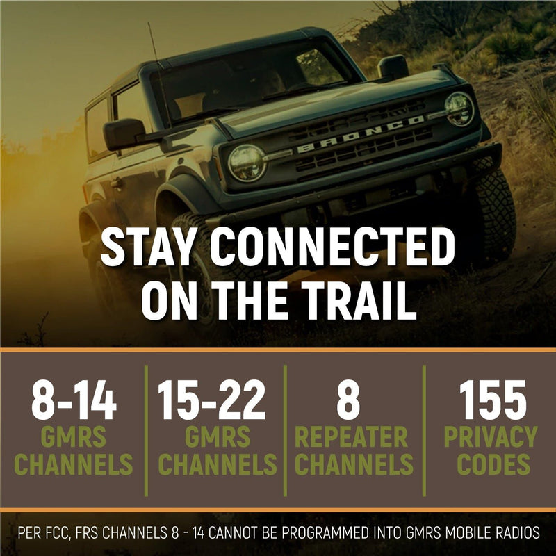 Load image into Gallery viewer, Rugged Radios Ford Bronco Two-Way GMRS Mobile Radio Kit
