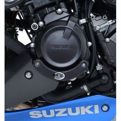 Load image into Gallery viewer, R&amp;G Racing Black Engine Case Sliders LHS For 2021-2024 Suzuki GSX-S 950
