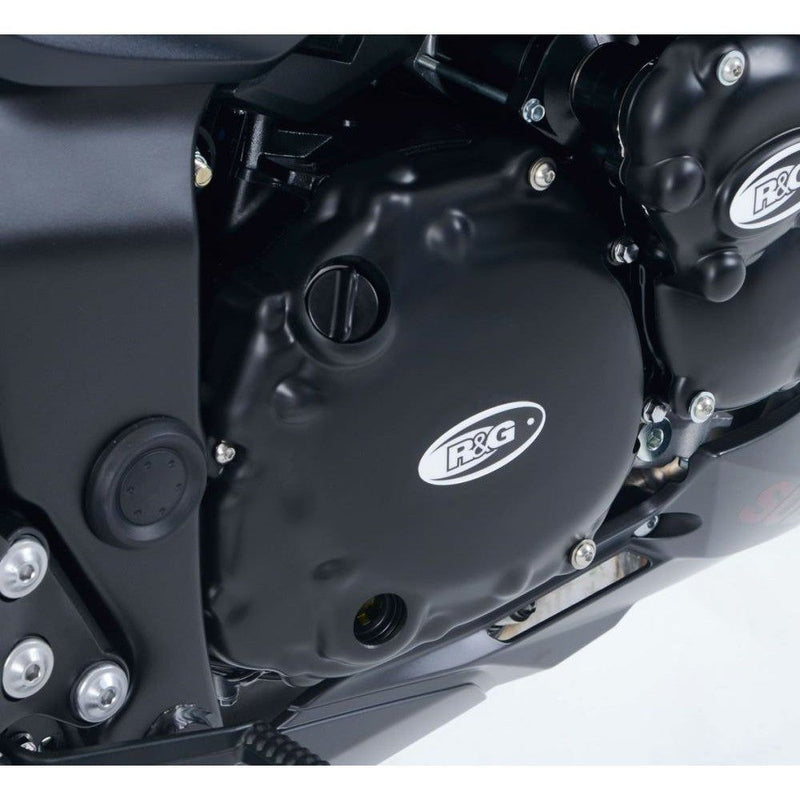 Load image into Gallery viewer, R&amp;G Racing Black 3 Piece Engine Case Cover Kit For 2017-2021 Suzuki GSXS750
