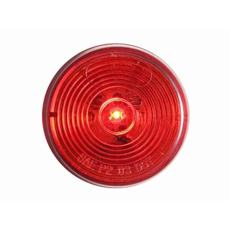 Load image into Gallery viewer, 2&quot; Red Round LED, Marker/Clearance Light, Grommet Mounted
