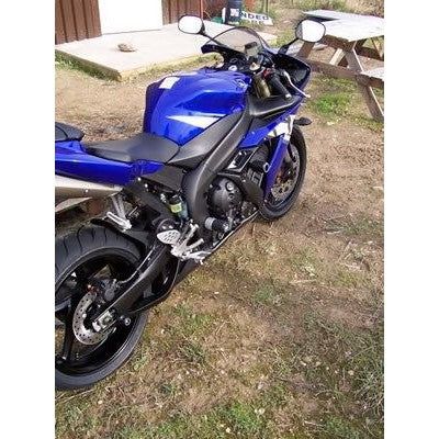 Load image into Gallery viewer, R&amp;G Racing White Classic Style Crash Protectors For 2006 Yamaha YZF R1
