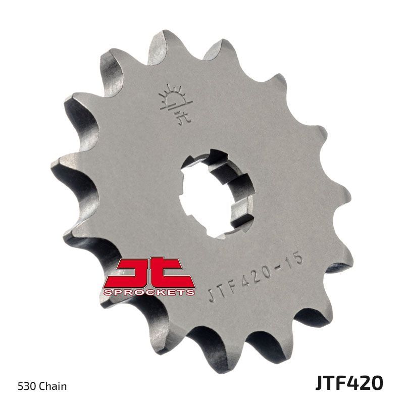 JT Sprockets Front Steel Countershaft Sprocket 15 Tooth 15T 530 Chain JTF420.15