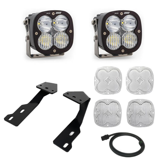 Baja Designs A-Pillar Light Kit Pair XL80 Series Driving/Combo Pattern Clear Lens Toggle Wiring 447858