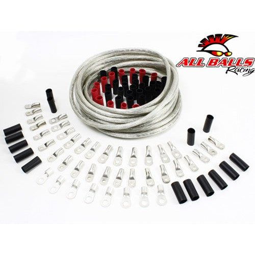 All Balls Racing Inc Clear 25' Battery Cable Kit 79-3303