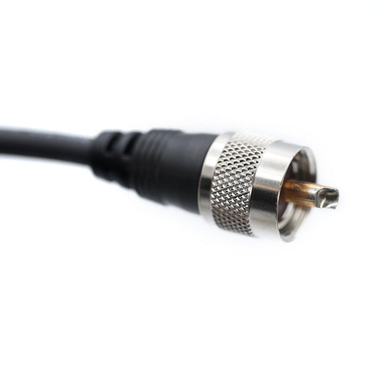 Rugged Radios 15 Ft Antenna Cable with Removable Mini 3/8 NMO Bulkhead Mount NMO-MINI-U-15