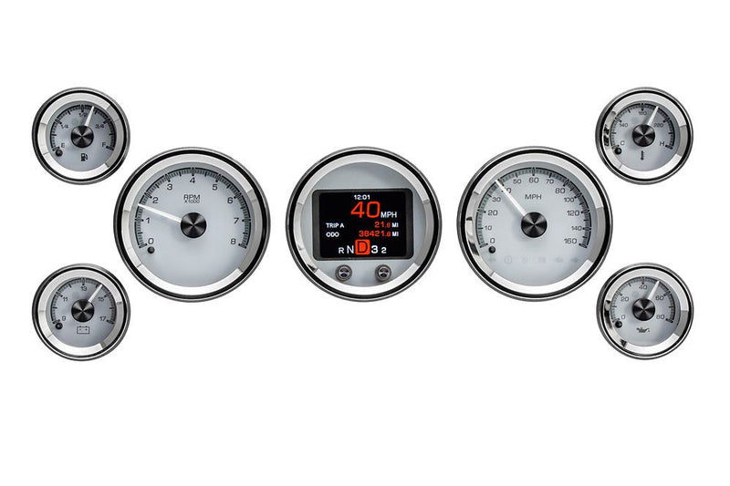 Load image into Gallery viewer, Dakota Digital 7-Piece Round HDX Analog Universal Gauge kit HDX-2070
