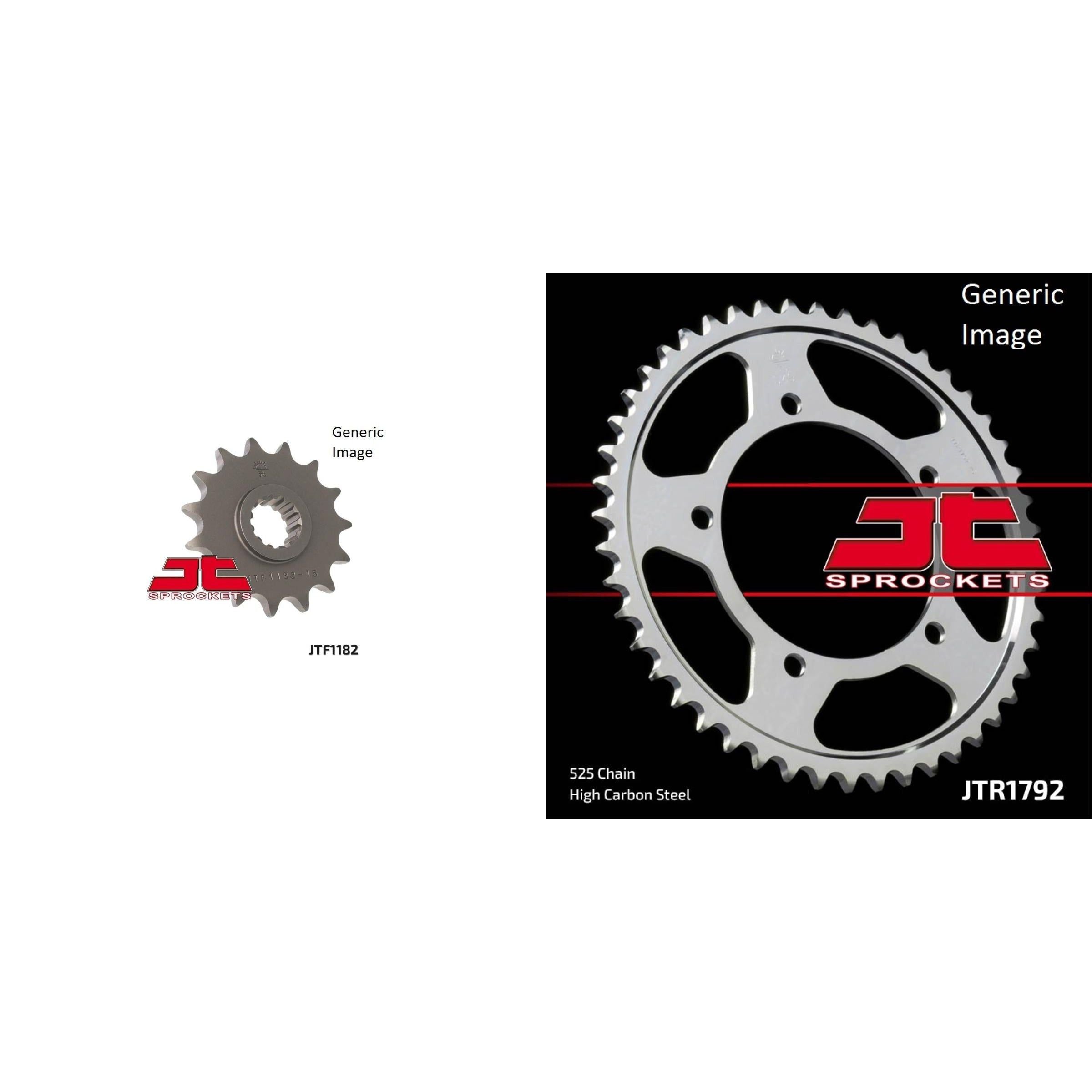 Front & Rear Sprocket Kit for Street TRIUMPH 600 Speed Four 2003-2005