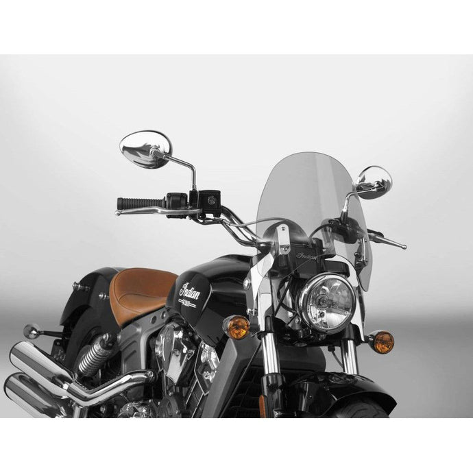 National Cycle Gray SwitchBlade Deflector Quick Release Windshield With Mount Kit, Straight Forks For Honda VT1300CS 10-14