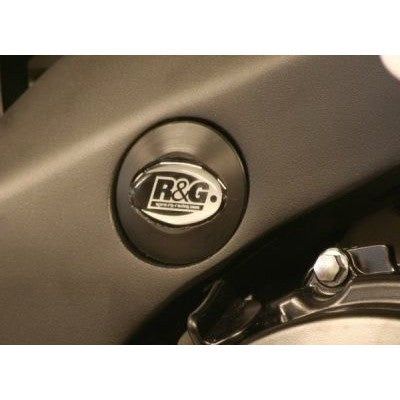 Load image into Gallery viewer, R&amp;G Racing Black Frame Plug Fits Both Sides For 2007-2008 Suzuki GSXR1000
