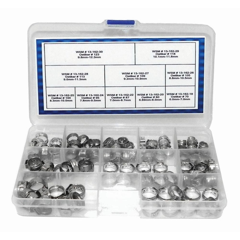 Load image into Gallery viewer, WSM Oetiker Clamp Kit Hose Clamp 5.3mm-11.8mm 990-505
