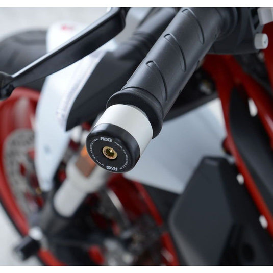 R&G Racing Black Bar End Sliders For 2008-2014 Ducati Monster 696