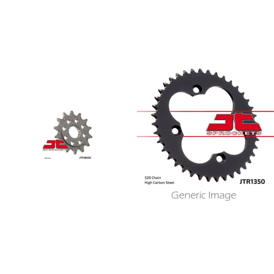 Front & Rear Steel Sprocket Kit for ATV/UTV HONDA TRX450R 2004-2005