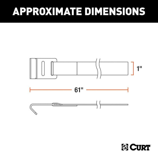Bike Rack Support Strap - 61" Long, 1-1/4" Wide
