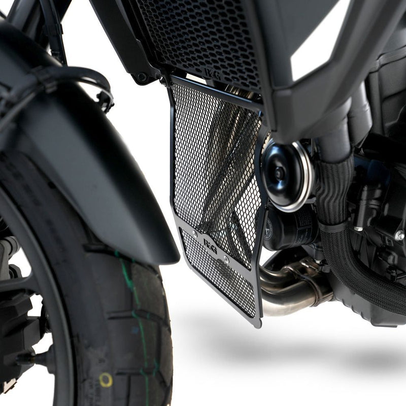Load image into Gallery viewer, R&amp;G Racing Black Downpipe Grill For 2019-2020 Honda CB400X

