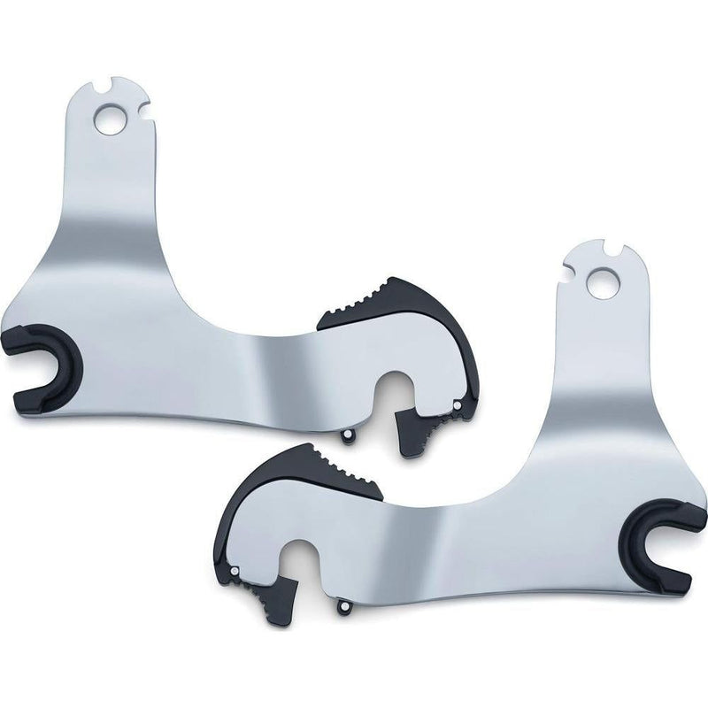 Load image into Gallery viewer, Kuryakyn Multi-Purpose Backrest Mount Kits Quick Release Mount Kit Chrome
