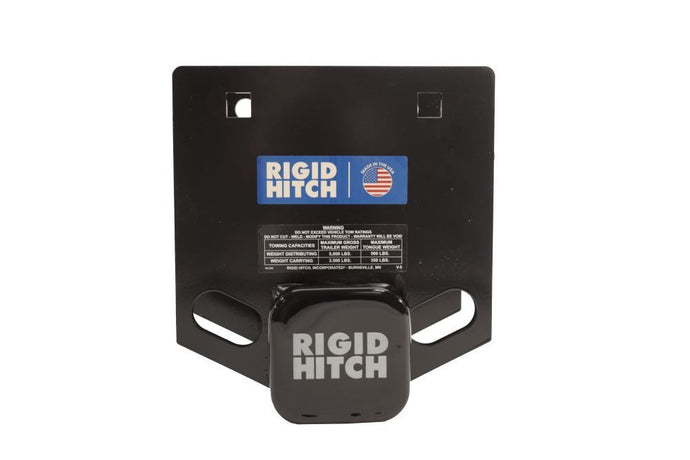 Rigid Hitch Class III RV Bumper Mount Trailer Hitch, 3500 lbs Weight Capacity, Steel Construction, for 4